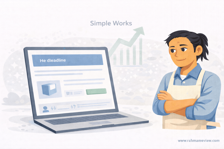 contoh landing page umkm sederhana