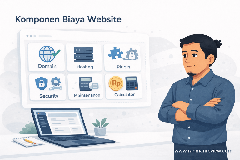 komponen biaya website umkm